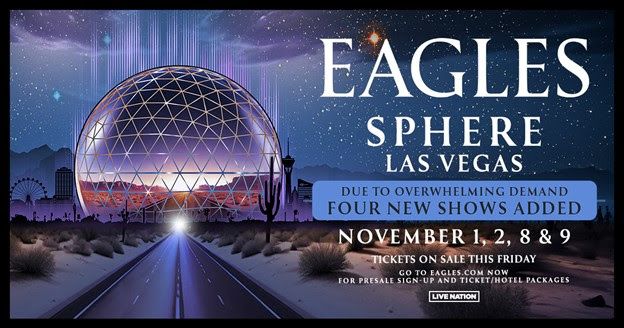 Featured image Score Tickets for The Eagles at The Sphere in Vegas