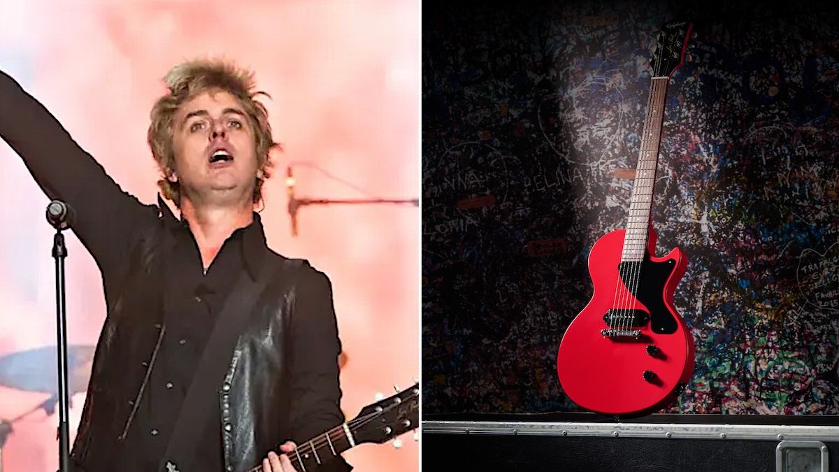 Featured image Billie Joe Armstrong unveils the Radiant Red Les Paul Junior