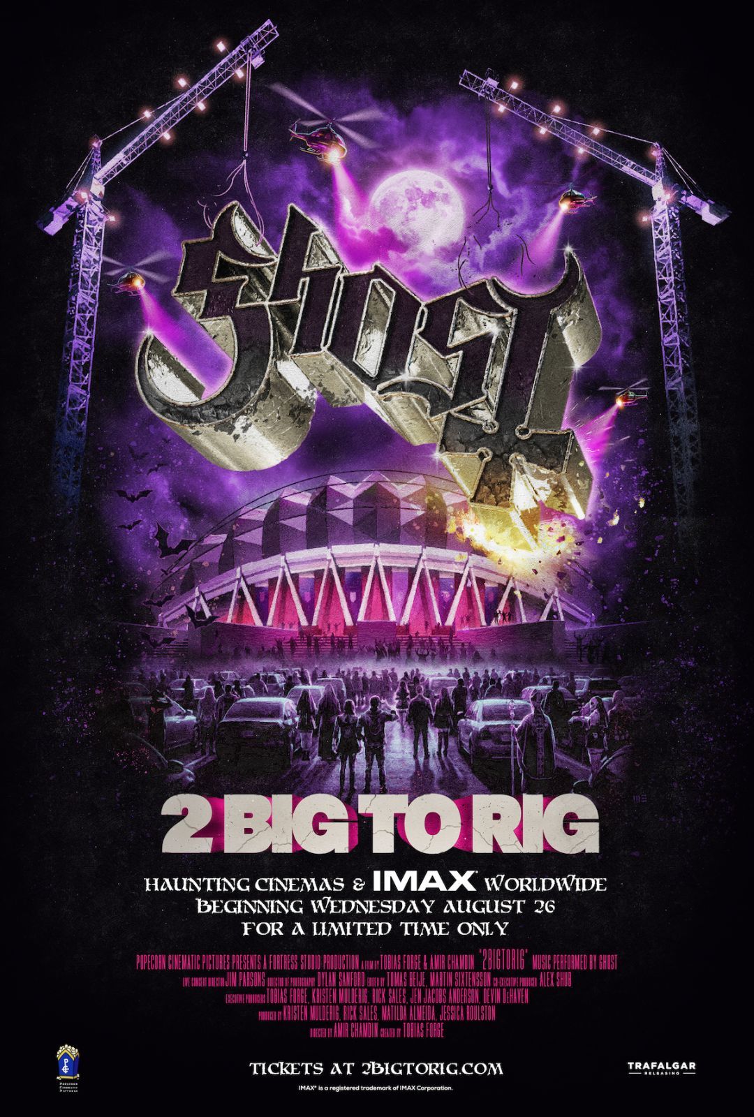 Featured image Ghost unveils new bigscreen film trailer