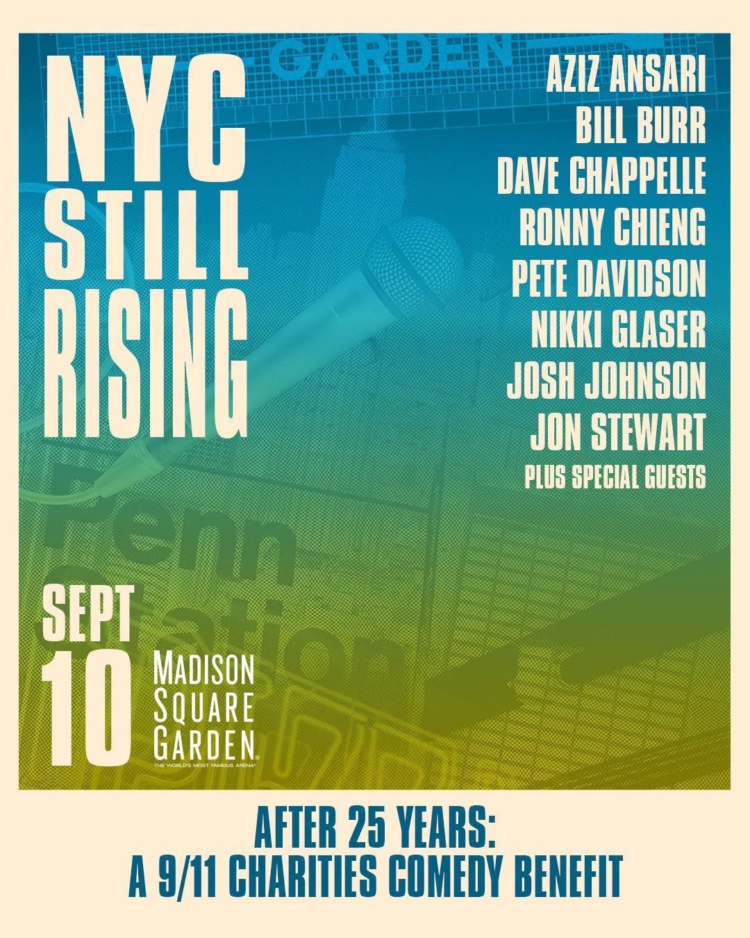 Featured image Stewart and Davidson announce NYC Rising Comedy Benefit at MSG