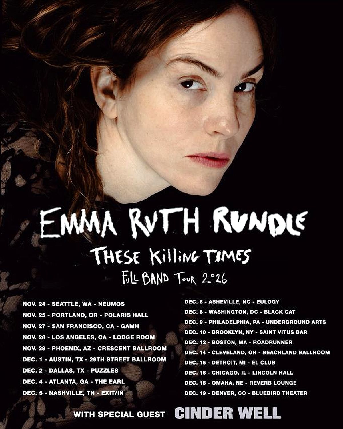 Featured image Emma Ruth Rundle unveils single Enough and Fall 2026 tour stream