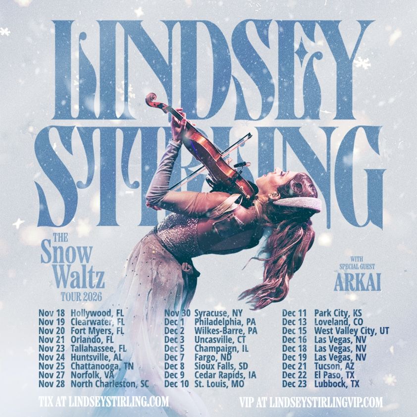 Featured image Lindsey Stirlings 2026 Snow Waltz Holiday Tour