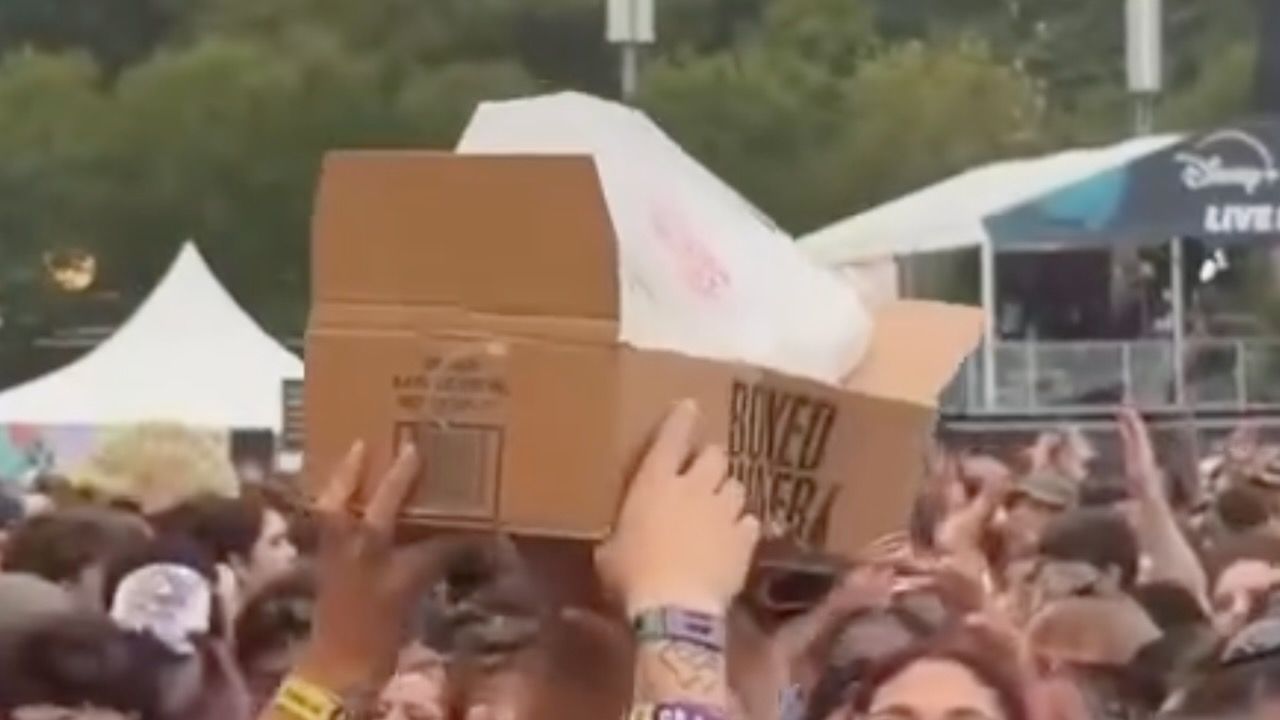 Featured image Bag of Pee Crowd Surfing at Lollapalooza