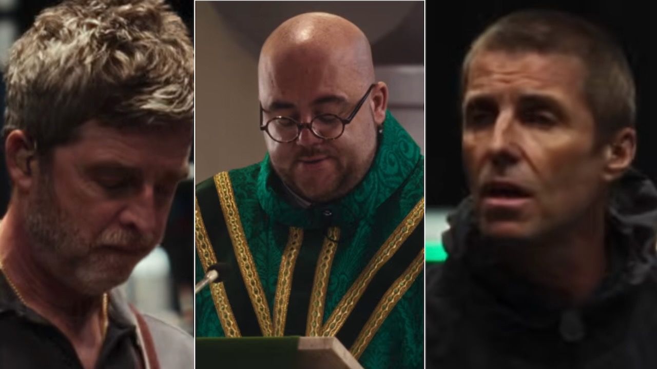 Featured image Priest Tells Gallaghers to Forgive Oasis Documentary Trailer