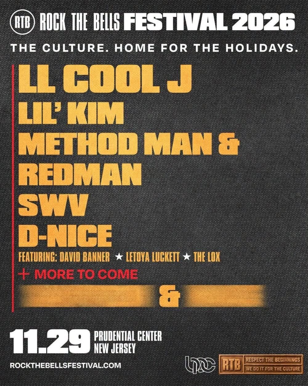 Featured image LL Cool J Lil Kim Method Man  Redman at Top Rock 2026