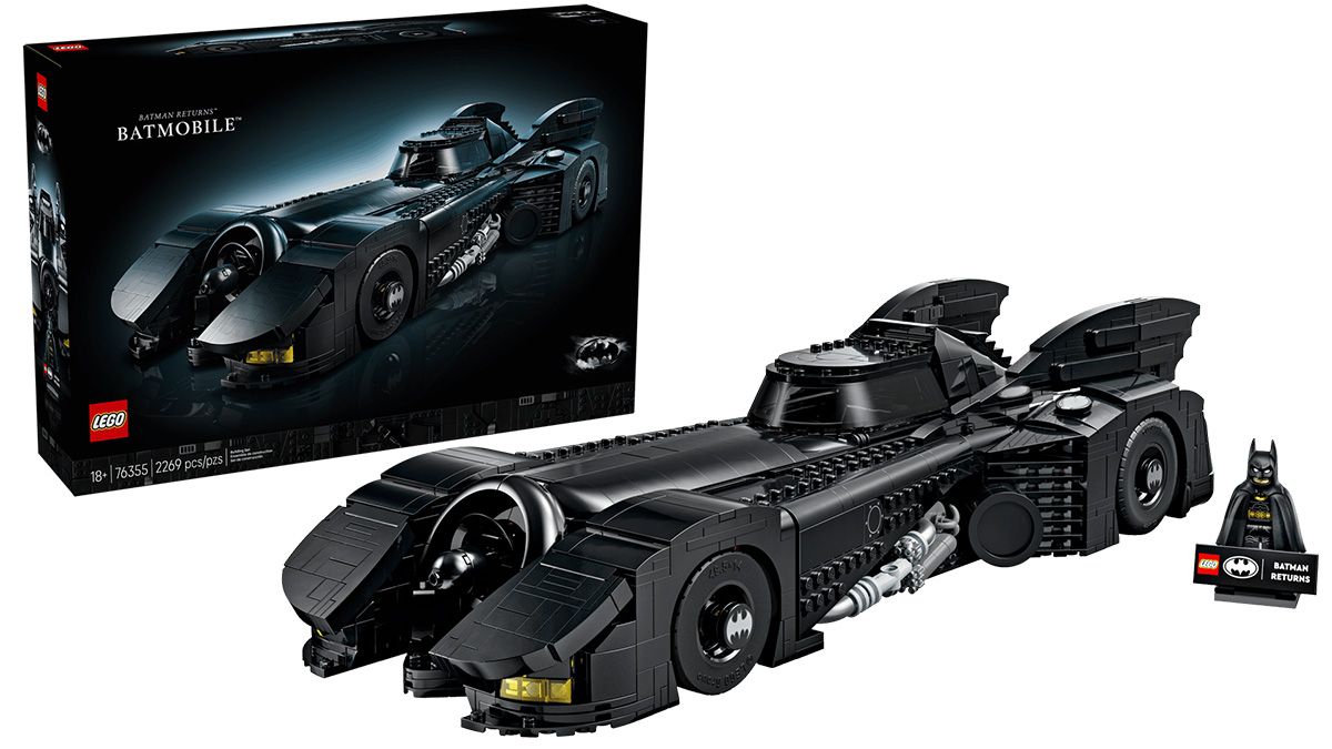 Featured image LEGO Batman Batmobile splits into Batmissile with Keaton minifig