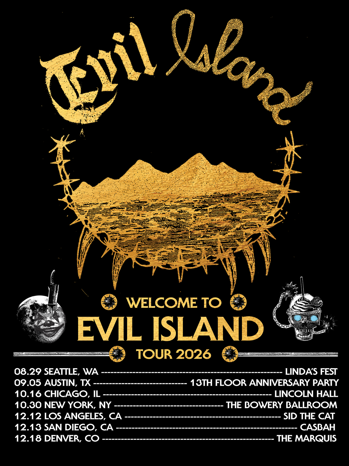 Featured image Supergroup Evil Island Announces US Tour