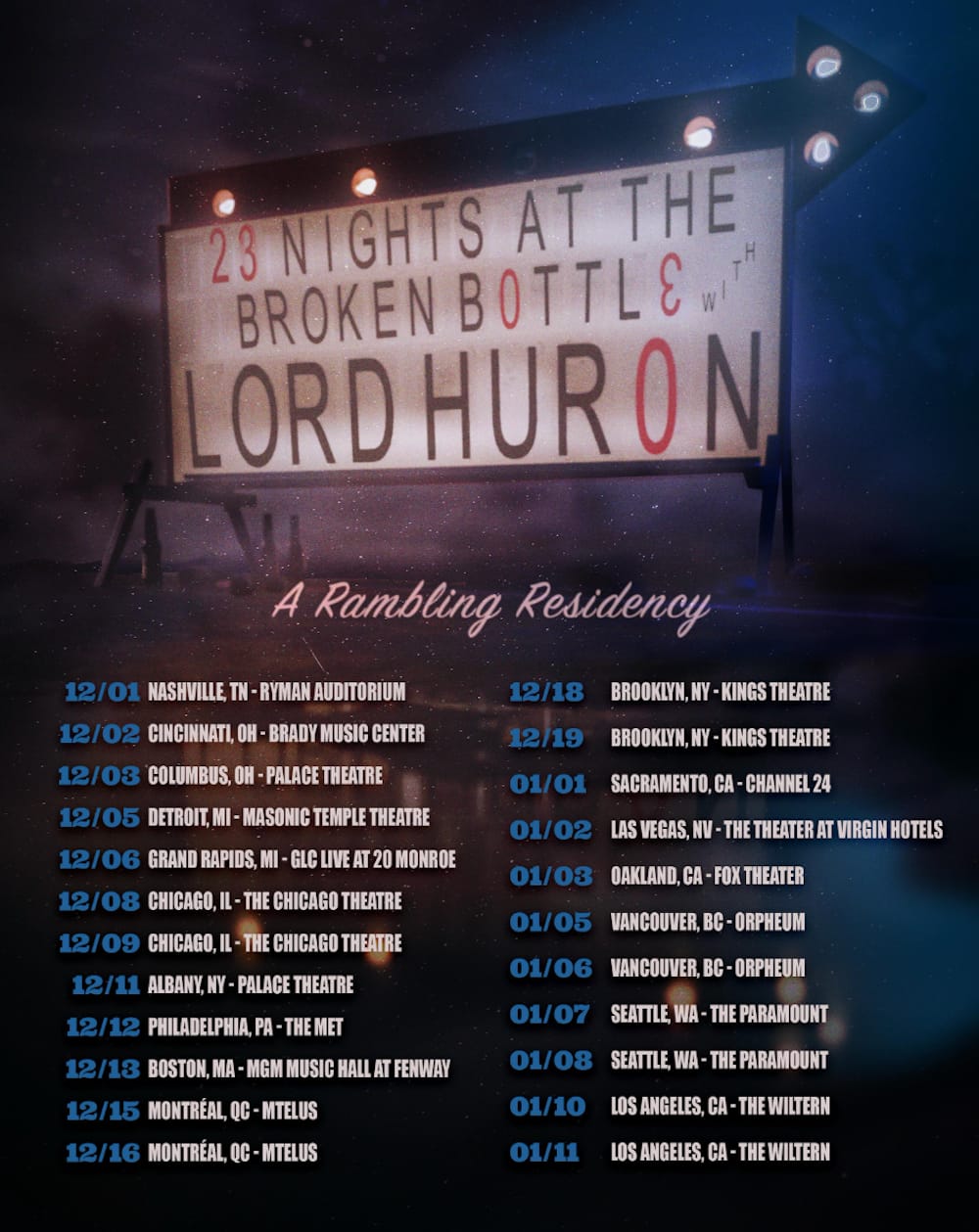 Featured image Lord Huron announces 23 Nights at the Broken Bottle Tour
