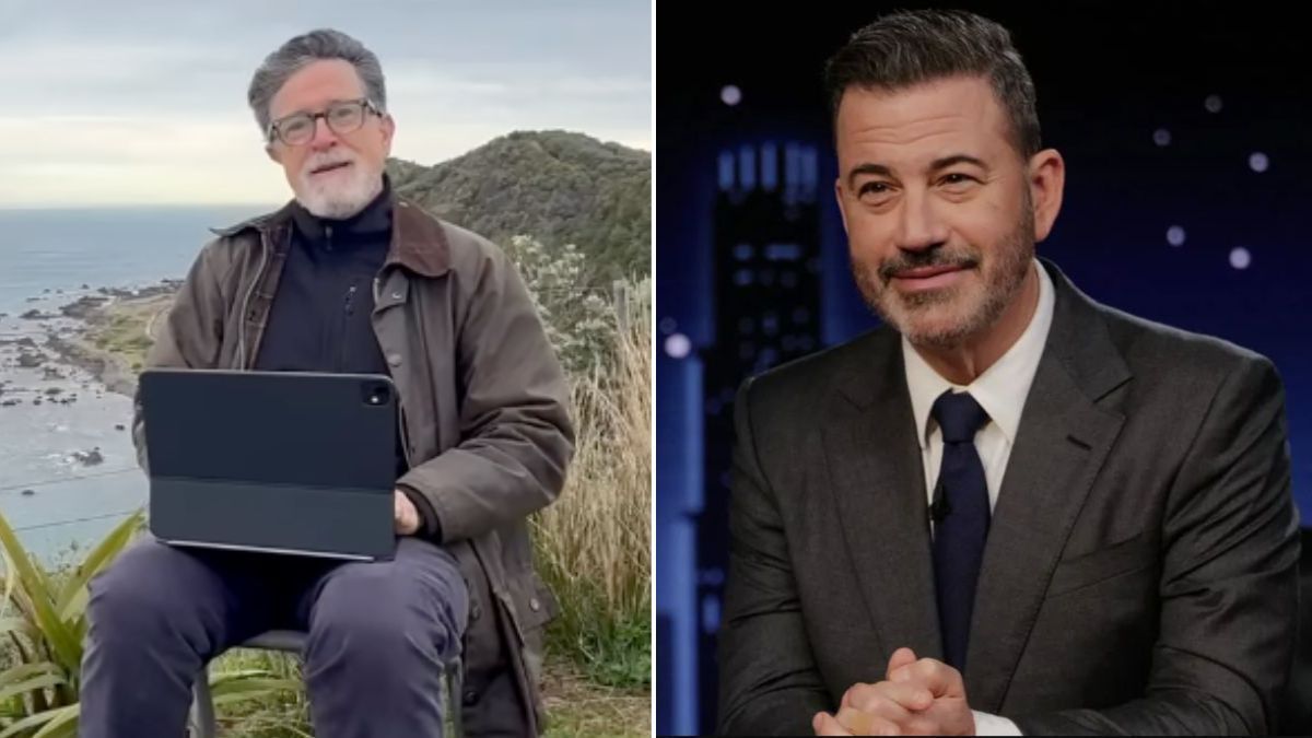 Featured image Colbert uses End of the World to endorse Kimmel for Emmy