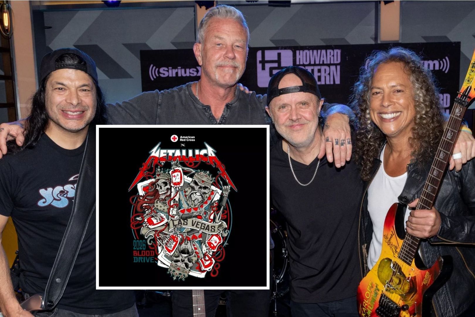 Featured image Metallica team serves at Las Vegas Blood Drive with Red Cross