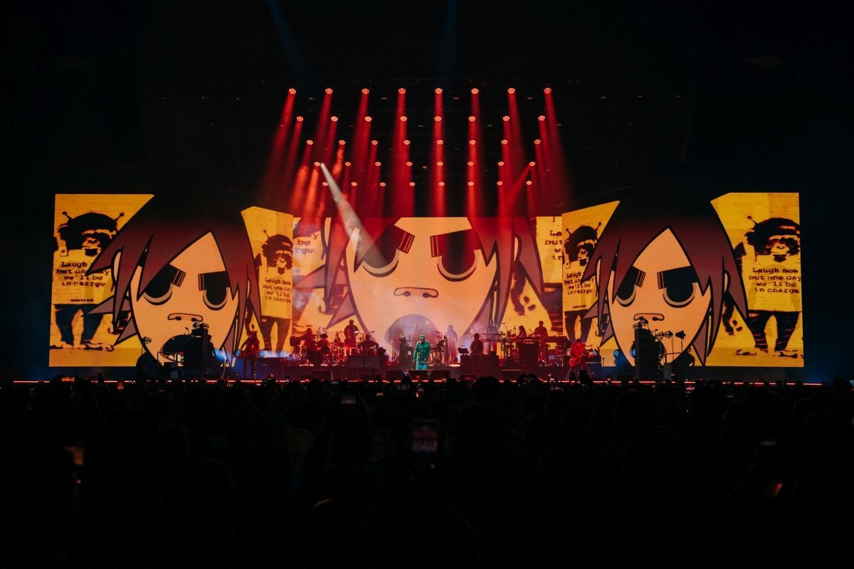 Featured image Gorillaz Kick Off Tour Photos Video  Setlist