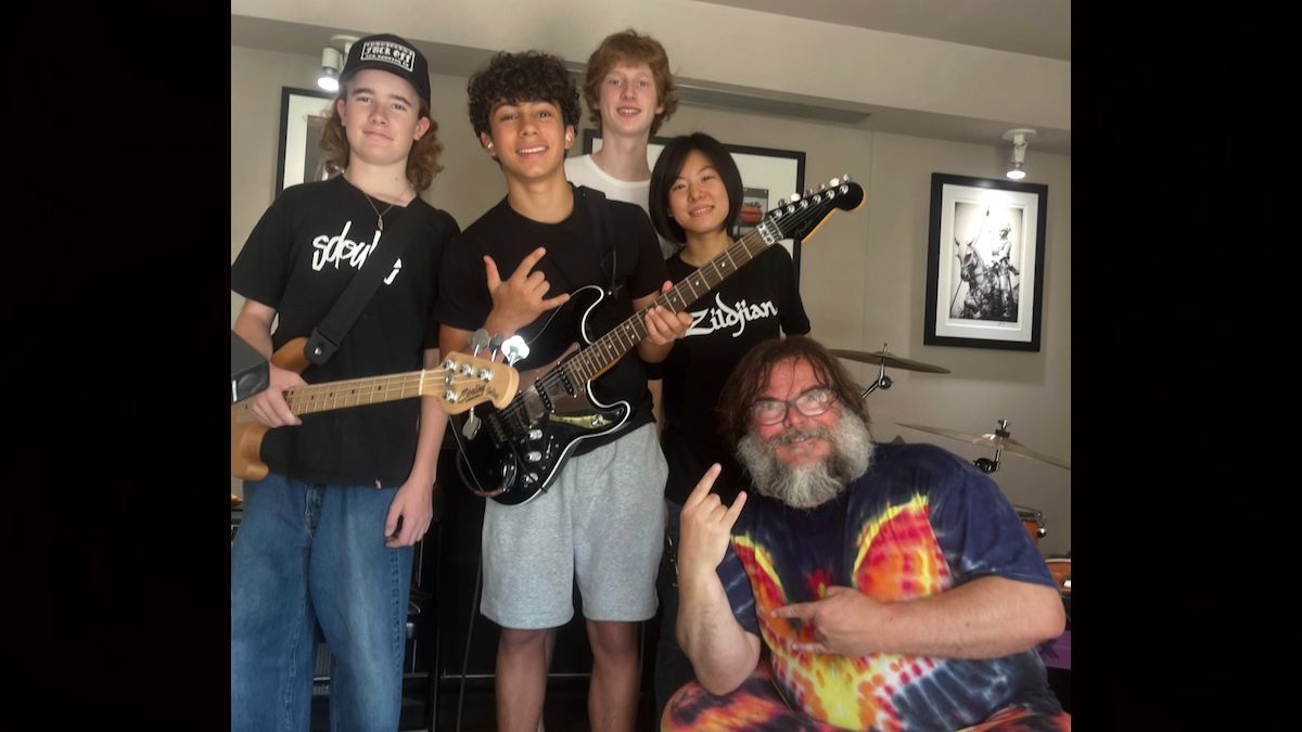 Featured image Jack Black as Jack Sabbath with Tom Morello and Scott Ian