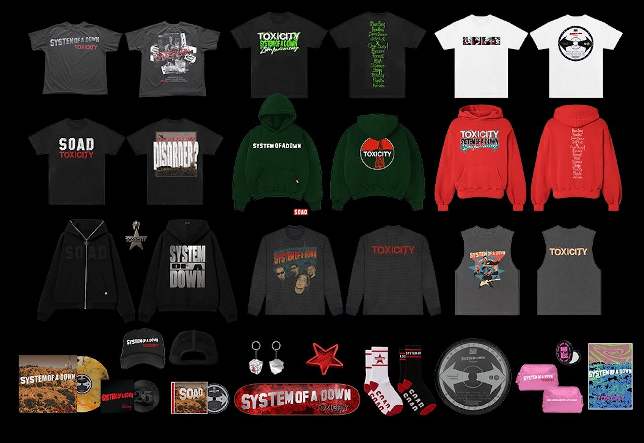 Featured image SAD Toxicity 25th Anniversary Reissue and Merch Capsule