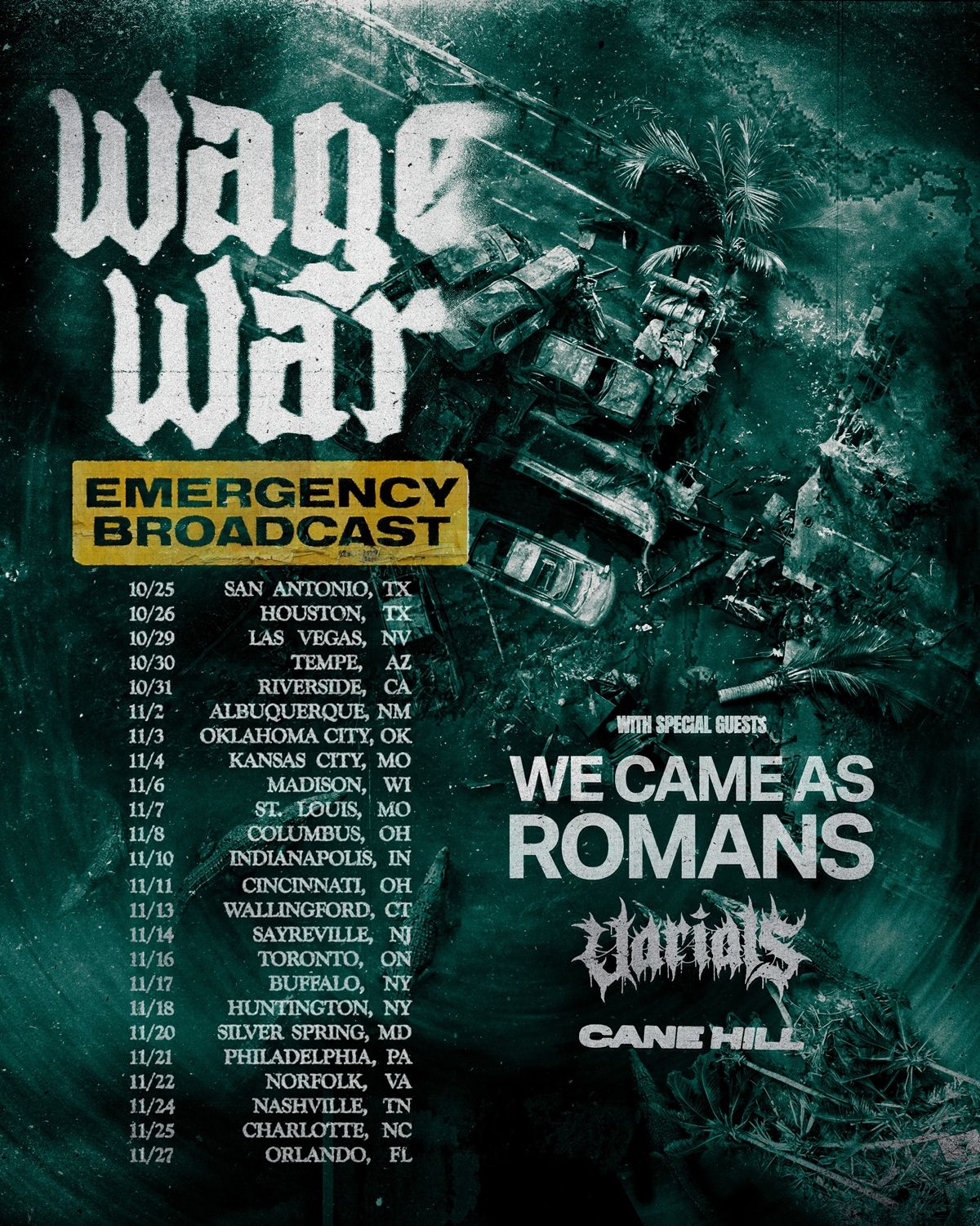 Featured image Wage War unleashes new album title track stream